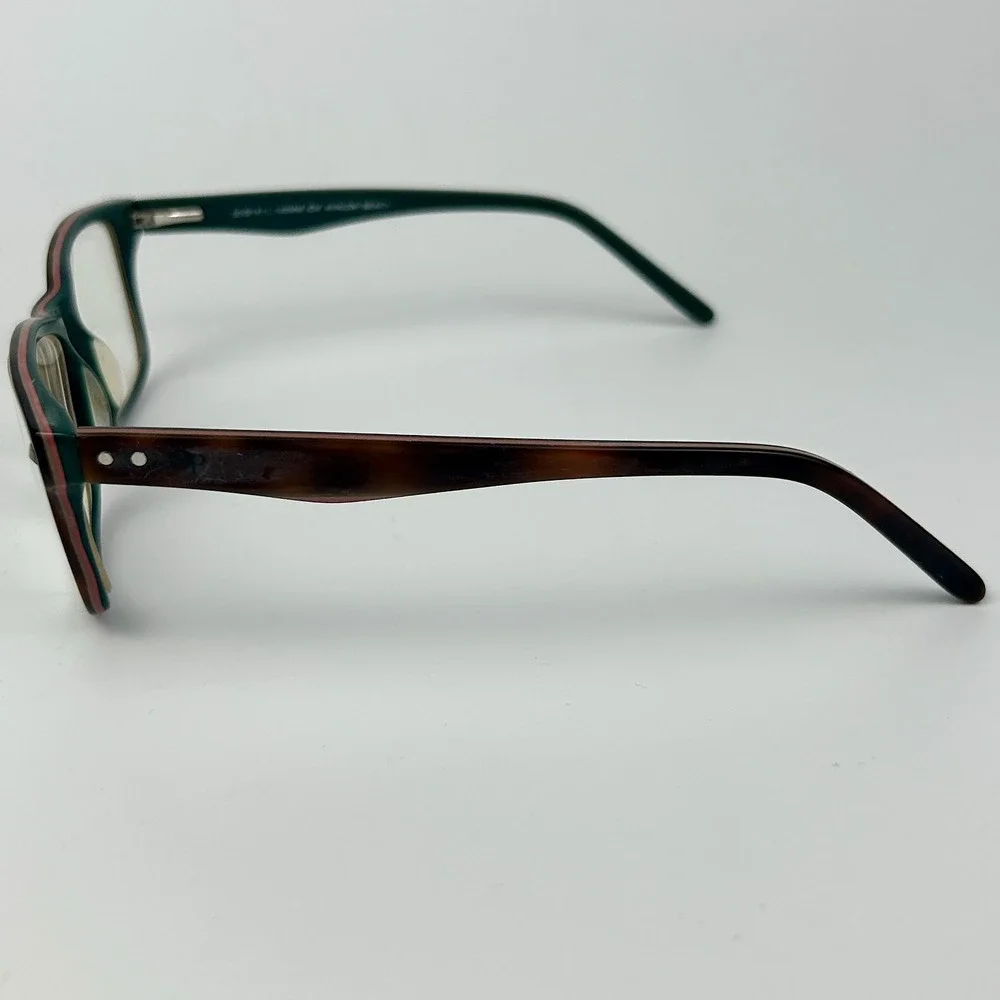 Avalon Beach Womens Eyeglasses Frame Black Tortoise Plastic Full Rim 52-16-140mm